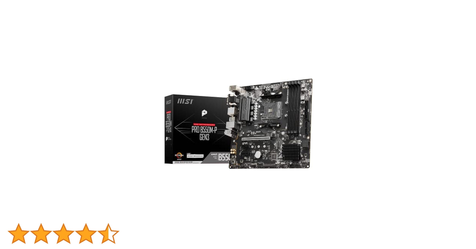 Amazon | MSI PRO B550M-P GEN3 マザーボード、Micro-ATX、AM4